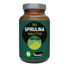 Hanoju Spirulina 400mg glas flacon bio (800 tab)