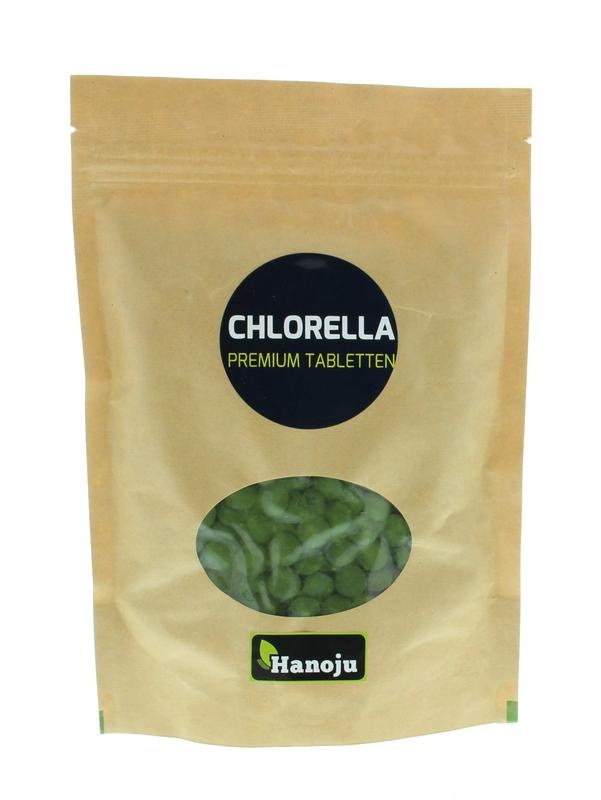 Hanoju Hanoju Chlorella tab papier zak (625 tab)