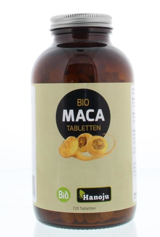 Hanoju Bio maca premium 4:1 extract 500 mg (720 tabletten)