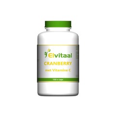 Elvitaal/elvitum Cranberry + 60mg vitamine C (150 vega caps)