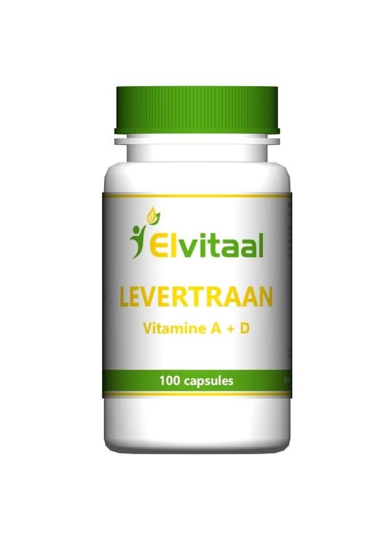 Elvitaal Elvitaal/elvitum Levertraan A D3 (100 caps)