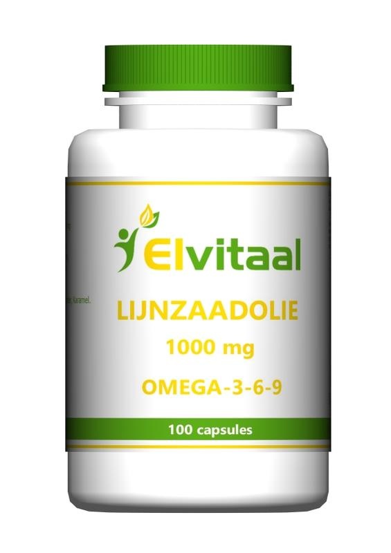 Elvitaal Elvitaal/elvitum Lijnzaadolie omega 369 (100 caps)