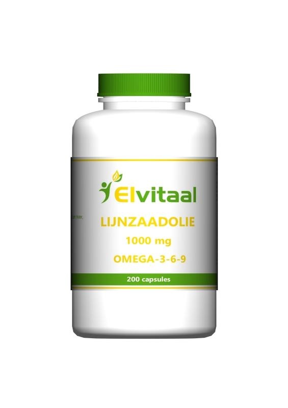 Elvitaal Elvitaal/elvitum Lijnzaadolie omega 369 (200 caps)