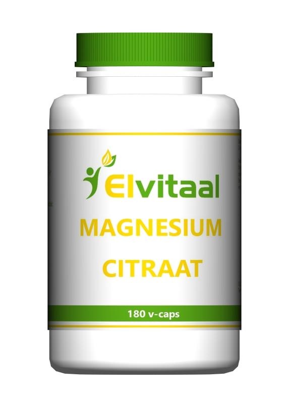 Elvitaal Elvitaal/elvitum Magnesium citraat (180 vega caps)