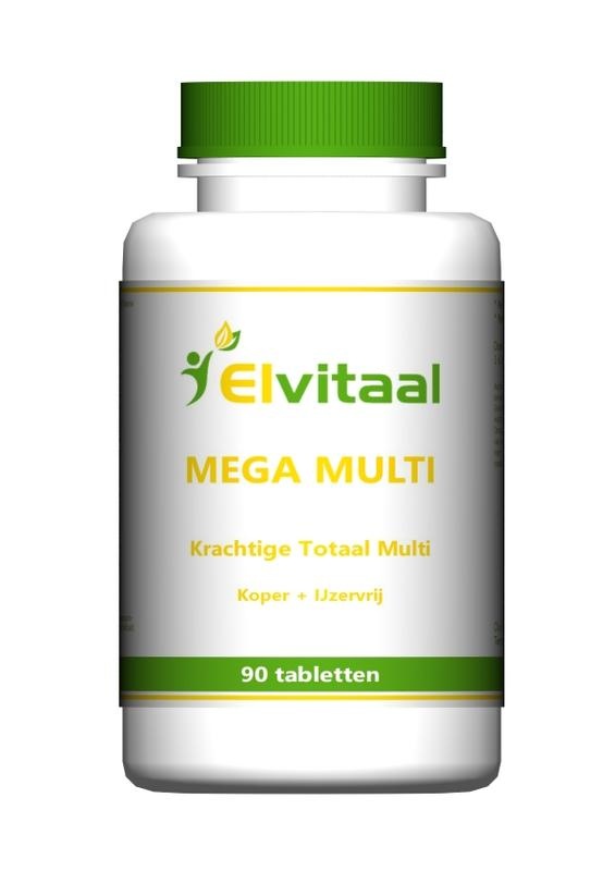 Elvitaal/elvitum Mega multi (90 Tabletten) Elvitaal/elvitum Mega multi (90 Tabletten)