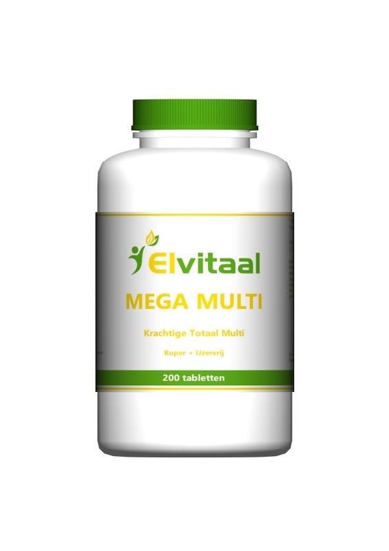 Elvitaal Elvitaal/elvitum Mega multi (200 tab)