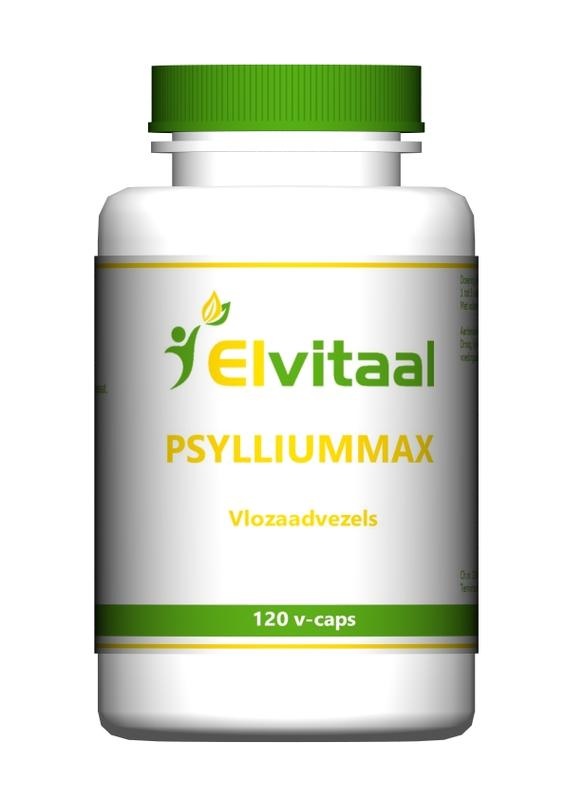 Elvitaal Elvitaal/elvitum Psylliummax vlozaadvezels (120 vega caps)