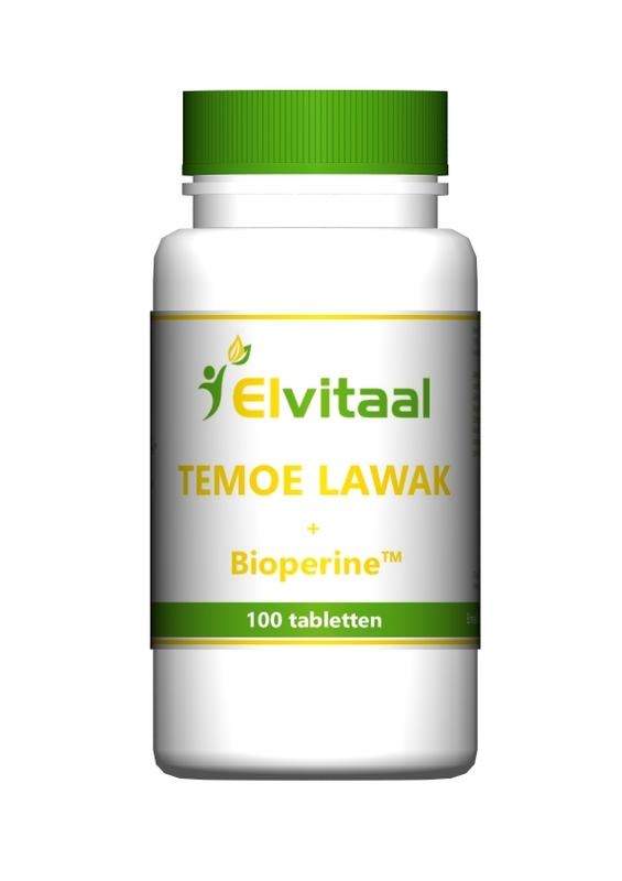 Elvitaal Elvitaal/elvitum Temoe lawak geelwortel (100 tab)