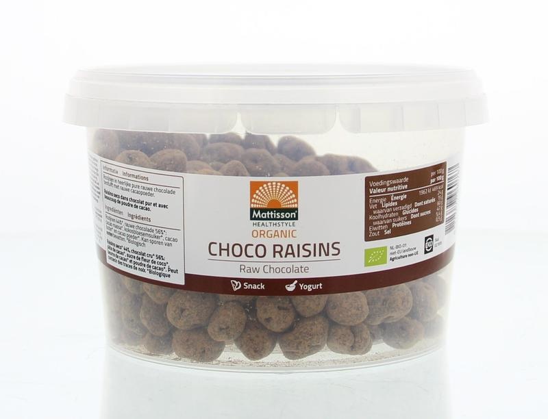 Mattisson Mattisson Absolute raw choco raisins bio (200 gr)