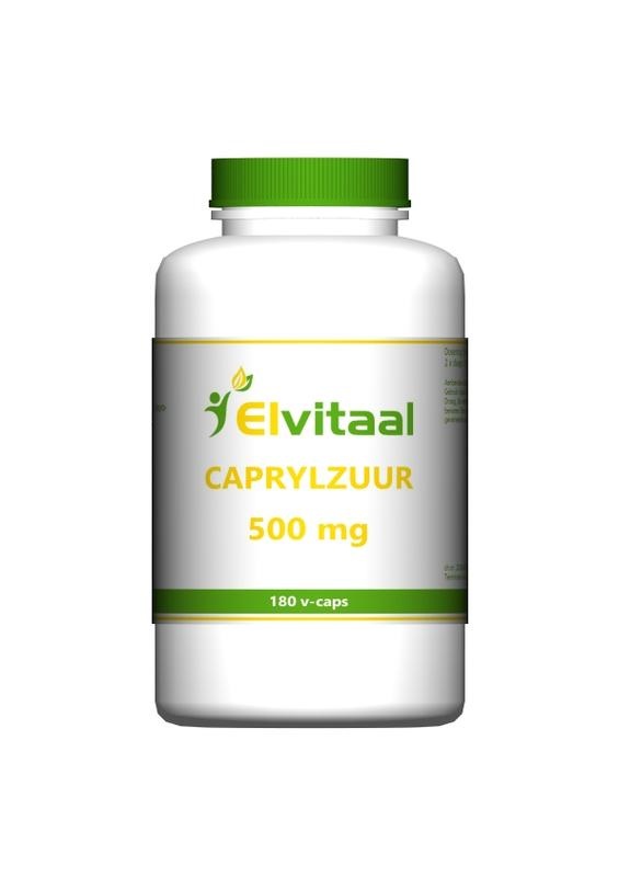 Elvitaal Elvitaal/elvitum Caprylzuur 500mg (180 vega caps)