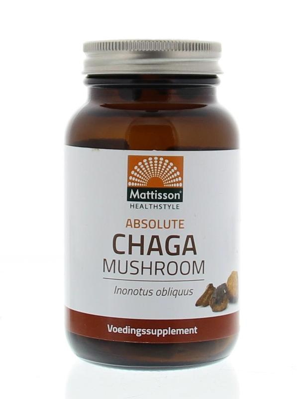 Mattisson Mattisson Absolute chaga mushroom 350mg inonotus obliguus (60 vega caps)