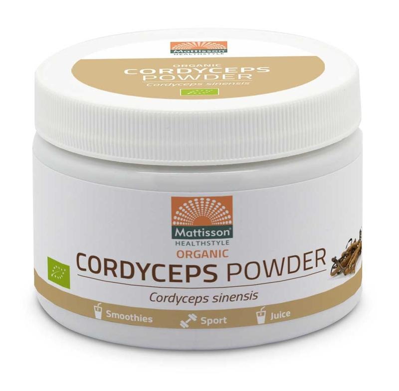 Mattisson Mattisson Cordyceps powder - cordyceps sinensis organic bio (100 gr)