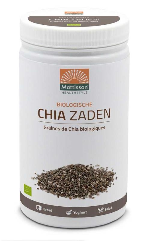 Mattisson Mattisson Absolute chia zaad raw bio (1 Kilogr)