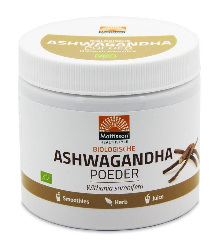 Mattisson Mattisson Ashwagandha poeder withania somnifera bio (200 gr)