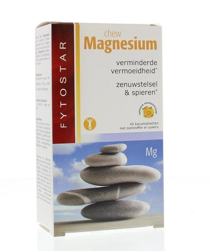 Fytostar Fytostar Magnesium chew kauwtab (45 Kauwtab)