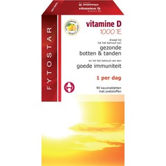 Fytostar Vitamine D kauw zuigtablet (90 tab)