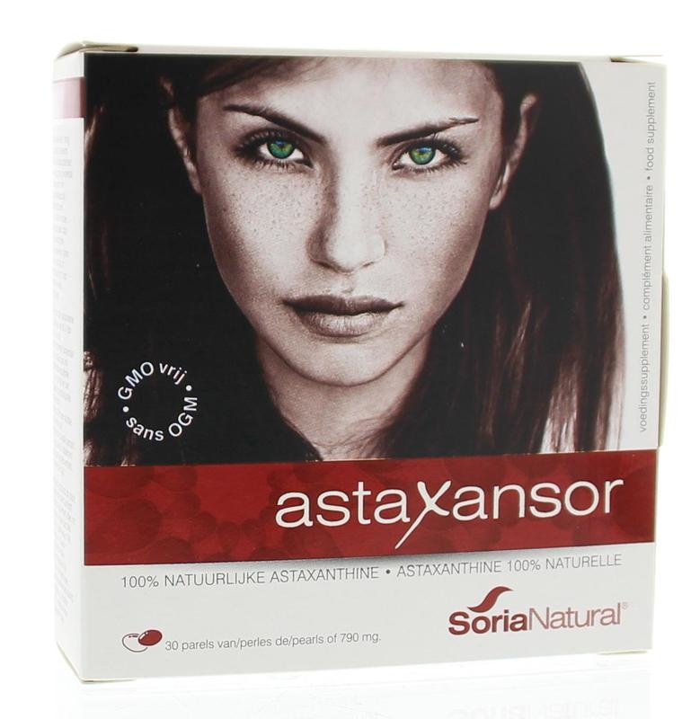 Soria Astaxansor parels (30 Stuks) Soria Astaxansor parels (30 Stuks)
