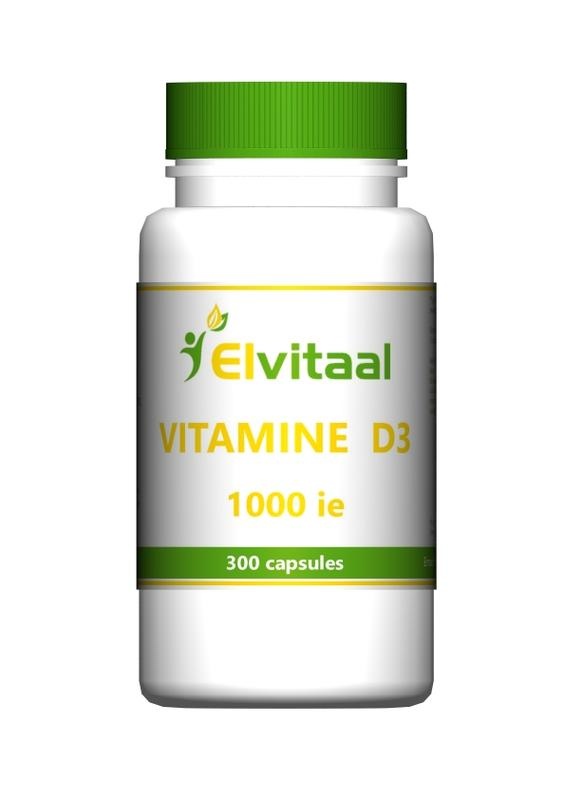 Elvitaal Elvitaal/elvitum Vitamine D3 1000IE/25mcg (300 caps)