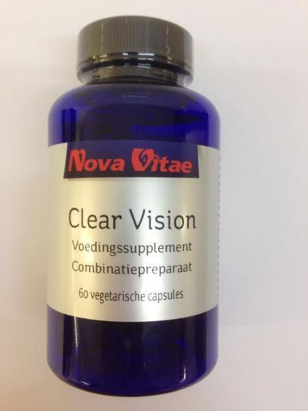 Nova Vitae Nova Vitae Clear vision oogformule (60 vega caps)