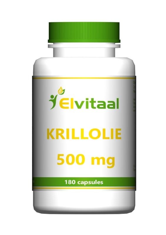 Elvitaal Elvitaal/elvitum Krill olie 500mg (180 caps)