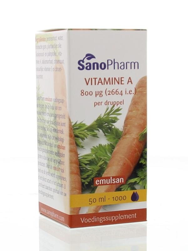 Sanopharm Vitamine A Emulsan (50 Milliliter) Sanopharm Vitamine A Emulsan (50 Milliliter)