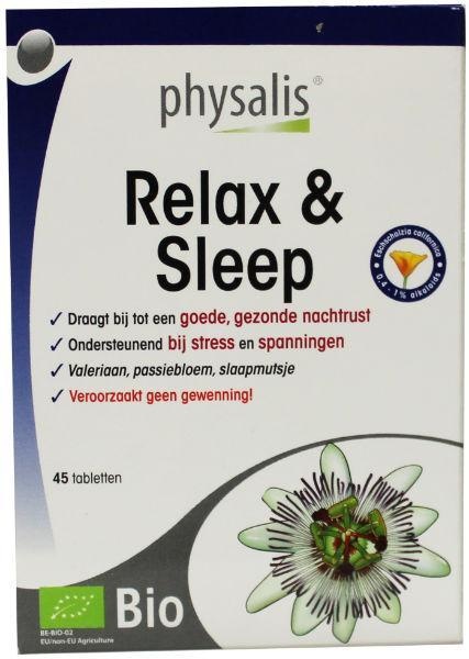 Physalis Physalis Relax & sleep bio (45 tab)