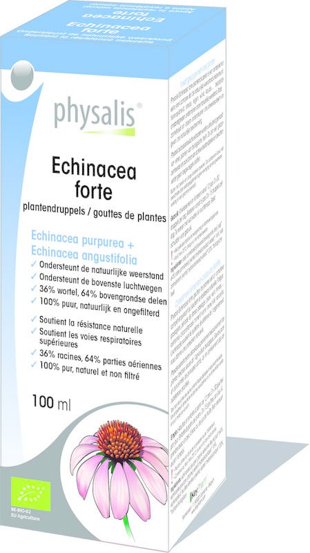 Physalis Physalis Echinacea forte plantendruppels bio (100 ml)