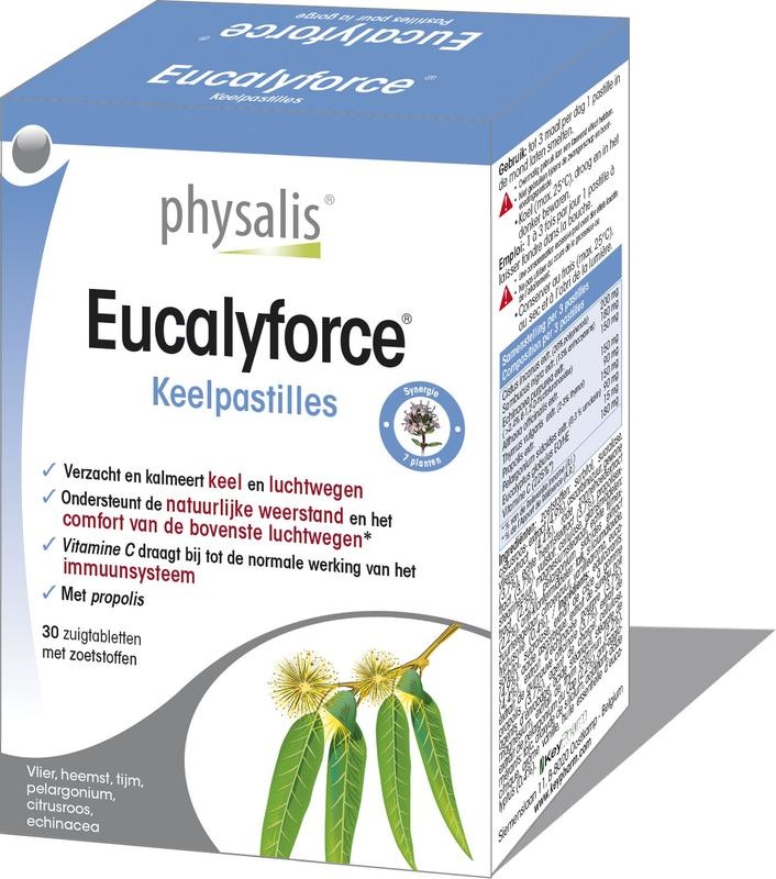 Physalis Physalis Eucalyforce keelpastille (30 tab)