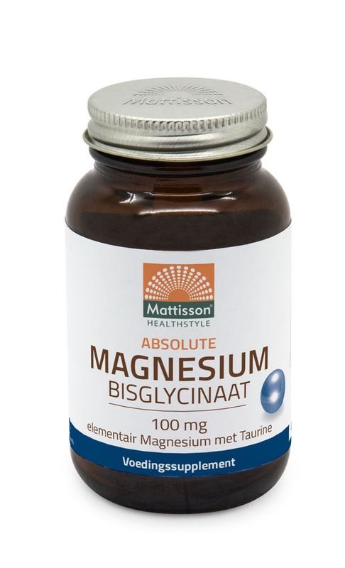 Mattisson Mattisson Magnesium bisglycinaat 100mg taurine (90 tab)