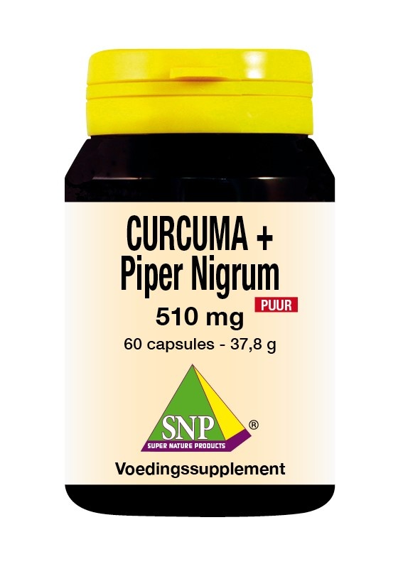 SNP SNP Curcuma & piper nigrum 510 mg puur (60 caps)