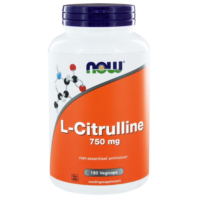 Now NOW L-Citrulline 750 mg (180 vcaps)