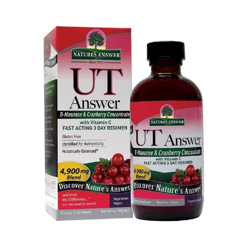 Natures Answer D-Mannose & Cranberry 4900 mg/UT Answer 3 dgn kuur (120 ml) Natures Answer D-Mannose & Cranberry 4900 mg/UT Answer 3 dgn kuur (120 ml)
