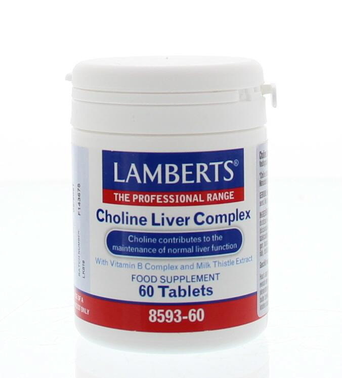 Lamberts Choline lever complex (60 Tabletten) Lamberts Choline lever complex (60 Tabletten)