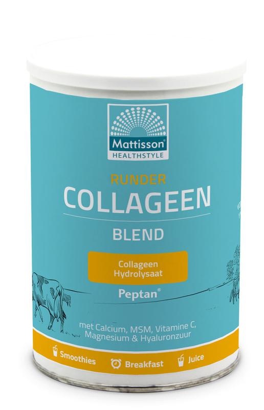 Mattisson Runder collageen poeder blend Peptan (300 gram) Mattisson Runder collageen poeder blend Peptan (300 gram)