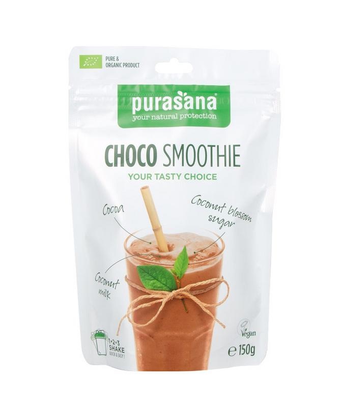 Purasana Choco smoothie shake vegan bio (150 Gram) Purasana Choco smoothie shake vegan bio (150 Gram)