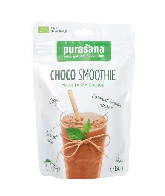 Purasana Purasana Choco smoothie shake vegan bio (150 gr)