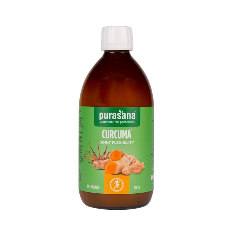 Purasana Curcuma boswelia & harpago joint flexibility bio (500 Milliliter) Purasana Curcuma boswelia & harpago joint flexibility bio (500 Milliliter)