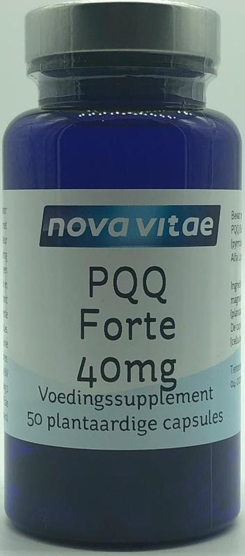 Nova Vitae Nova Vitae PQQ Forte 40 mg (50 vega caps)