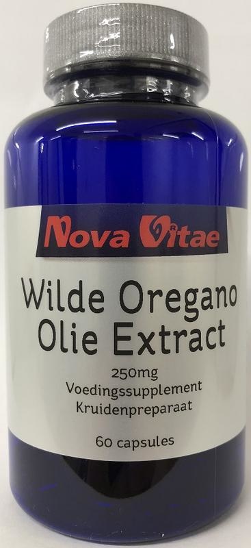 Nova Vitae Nova Vitae Wilde oregano olie 250mg (60 caps)