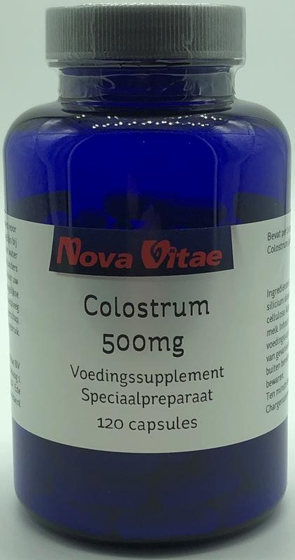 Nova Vitae Nova Vitae Colostrum 500mg 40% igg (120 caps)