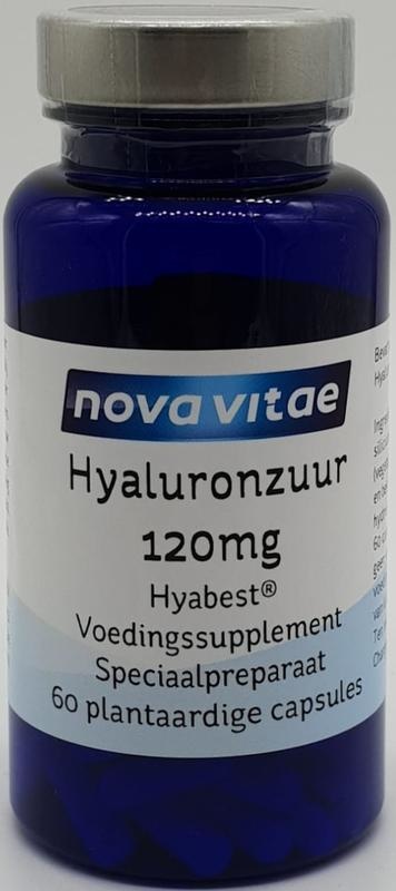 Nova Vitae Nova Vitae Hyaluronzuur 120 mg (60 vega caps)