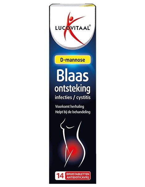 Lucovitaal Lucovitaal D-mannose blaasontsteking (14 Bruistab)