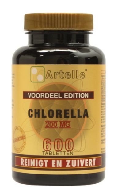 Artelle Chlorella 200 mg (600 tabletten)