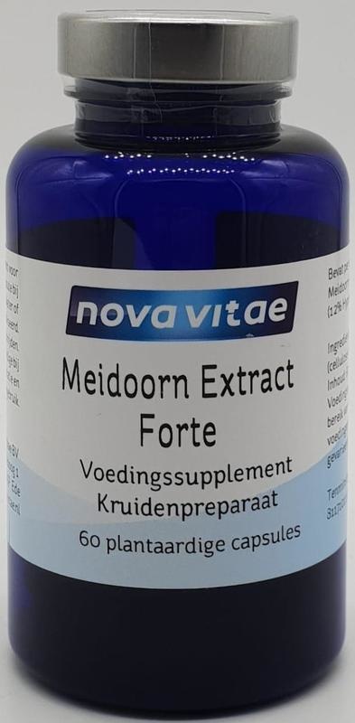 Nova Vitae Nova Vitae Meidoorn extract forte (crataegus) (60 vega caps)