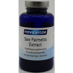 Nova Vitae Saw palmetto extract 320 mg (Sabal serrulata) (60 vega caps)