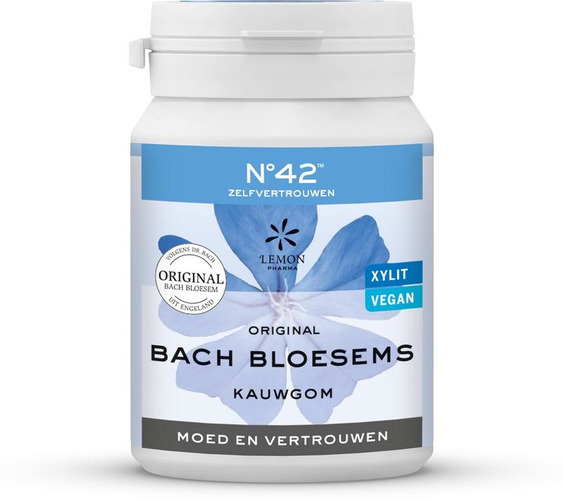 Lemonpharma Bach Lemonpharma Bach Bach Bloesem kauwgom nr. 42 vertrouwen (60 gr)