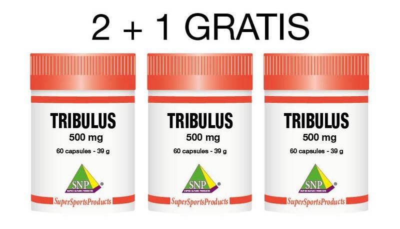 SNP Tribulus 500 mg 2+1 gratis (180 capsules)