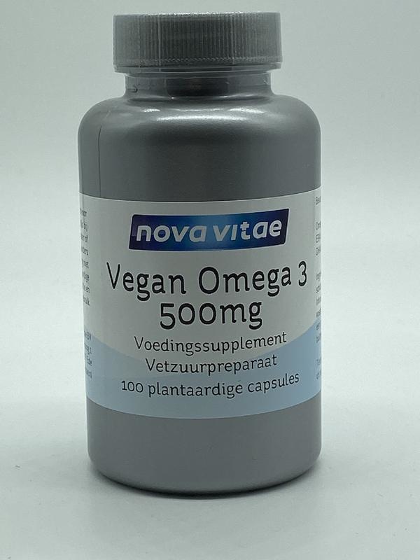 Nova Vitae Nova Vitae Vegan omega 3 500 mg (100 vega caps)