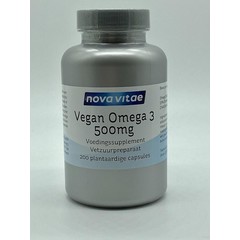 Nova Vitae Vegan omega 3 500 mg (200 vega caps)