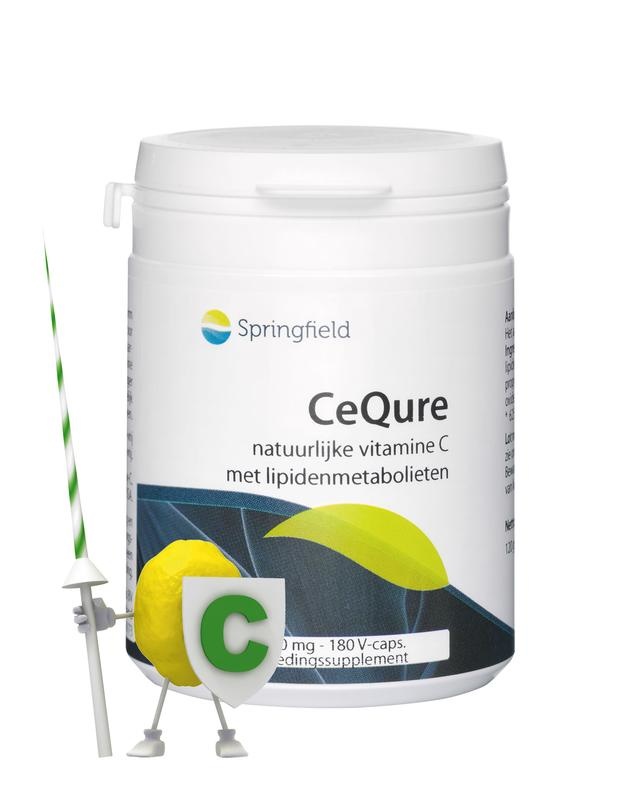 Springfield Springfield Cequre 500 mg vitamine C (180 vega caps)